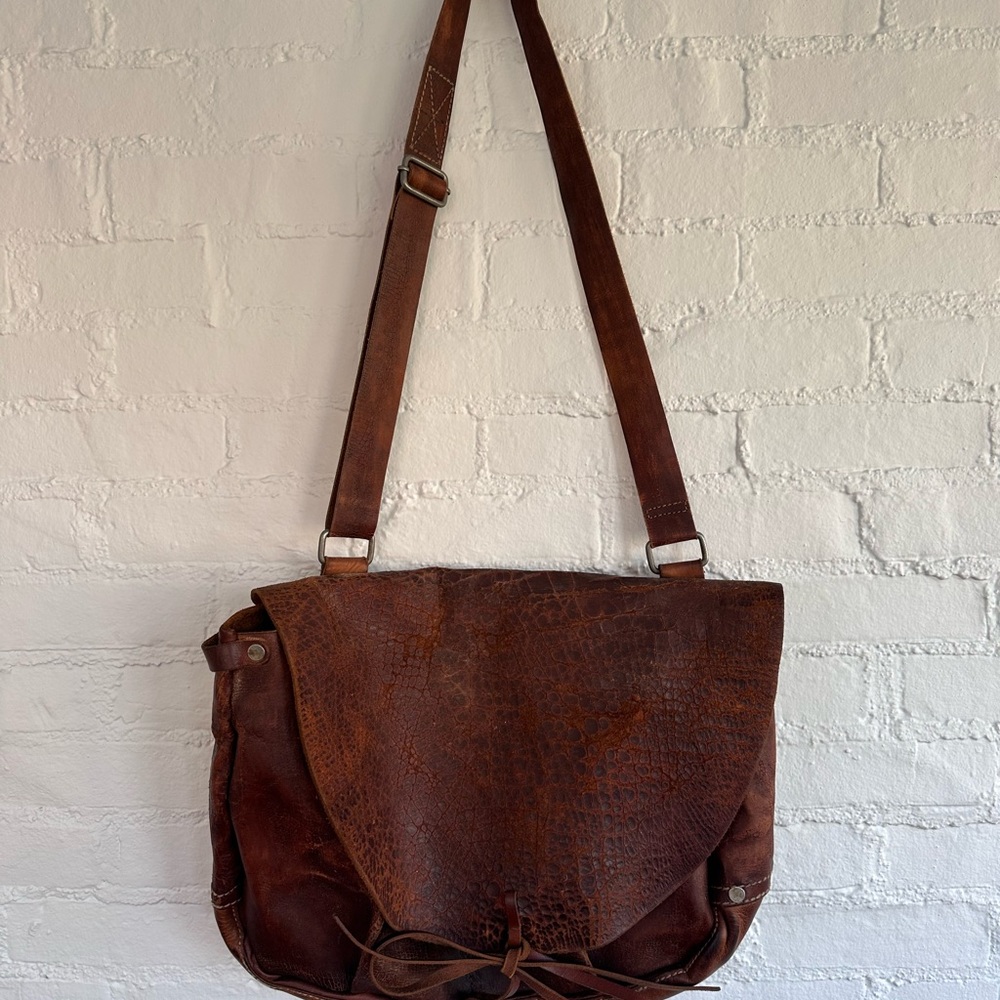 We The Free Rustic Brown Crossbody Bag
